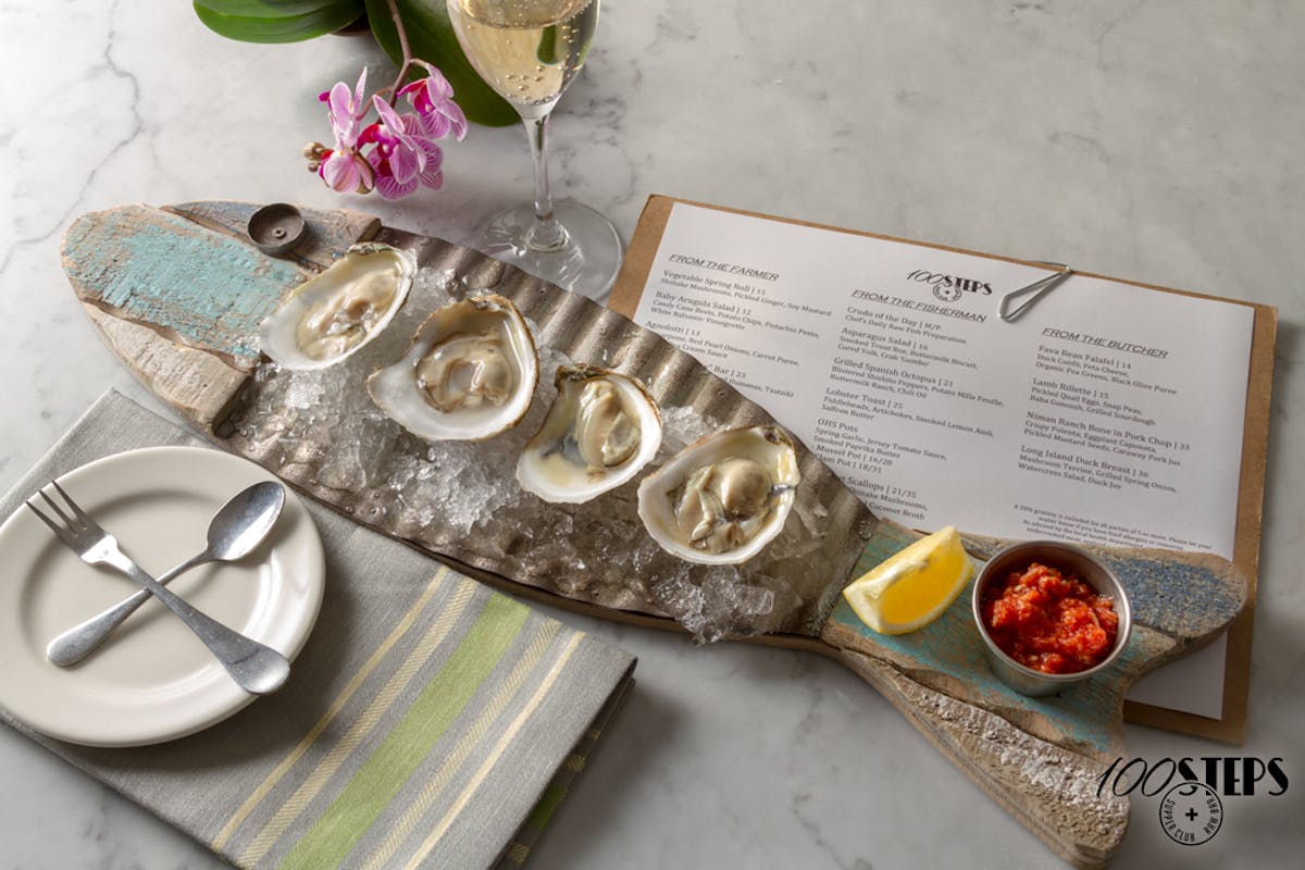 a plate of food on a table